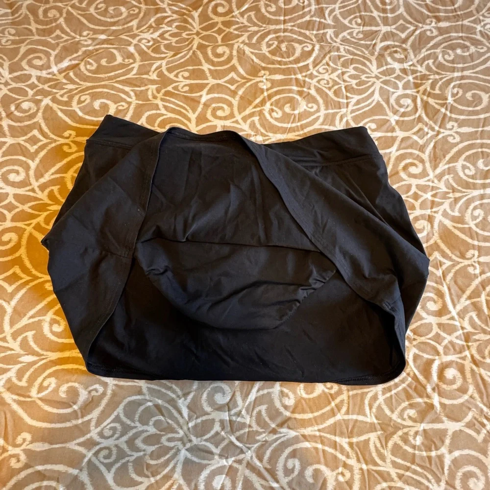 Lands' End Elegant Black Swimskirt - 14 - Picture 4 of 5